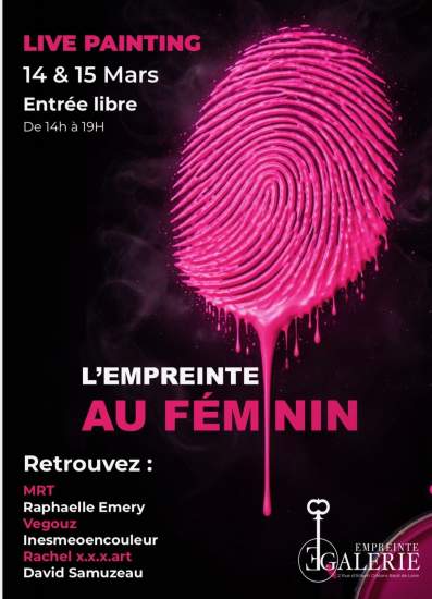 Exposition "Empreinte au féminin"  samedi 14 et dimanche 15 juin 