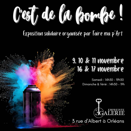 Exposition solidaire "C'est de la bombe "