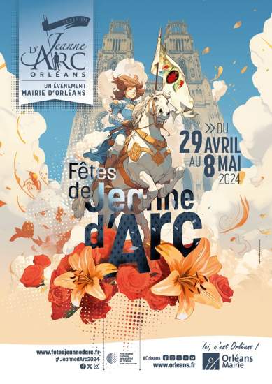 Les Fêtes de Jeanne d'Arc 2024  à partir du 29 avril à Orléans 