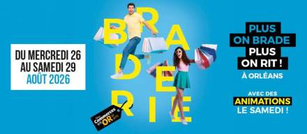 Braderie d'été à Orléans