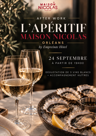 Maison Nicolas-Huitres et Vin blanc pour un afterwork iodée