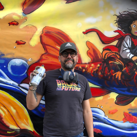 Festival de Loire - Street Art -Démonstration le Yack 